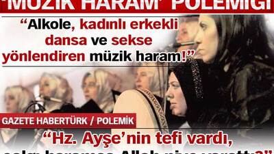 'Müzik haram' polemiği