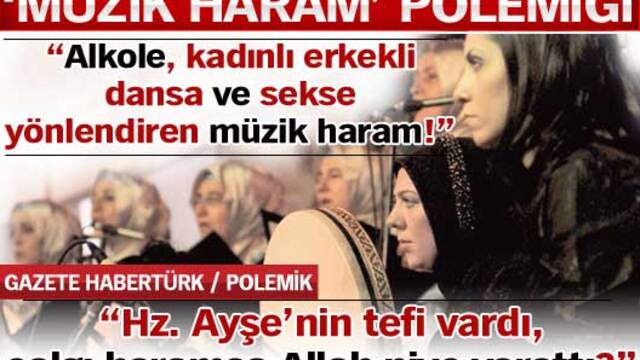 'Müzik haram' polemiği