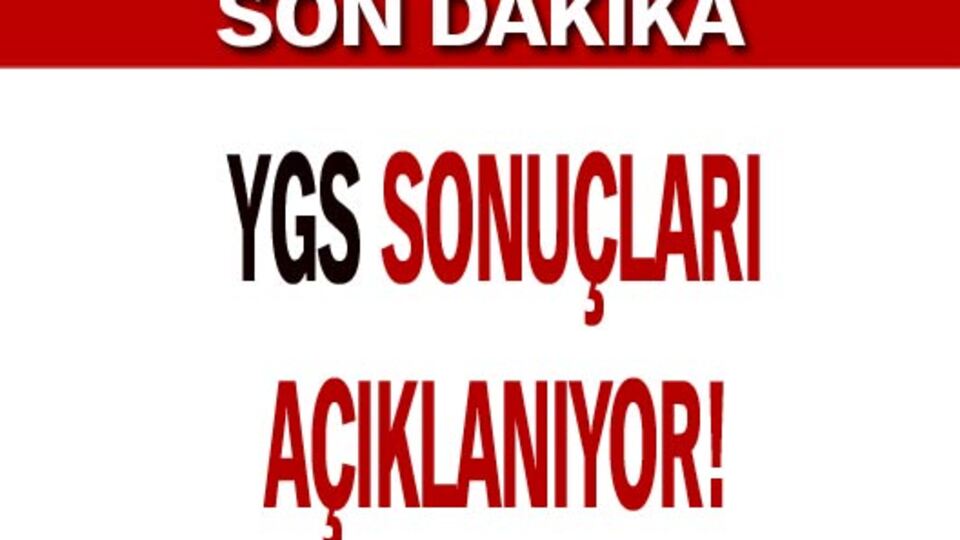 YGS sonuçları açıklandı!