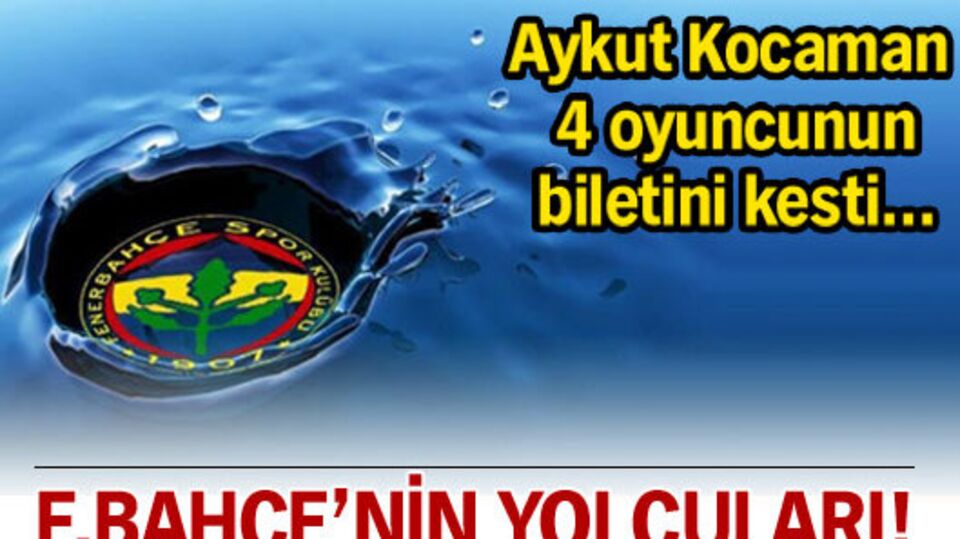 F.Bahçe'nin yolcuları!