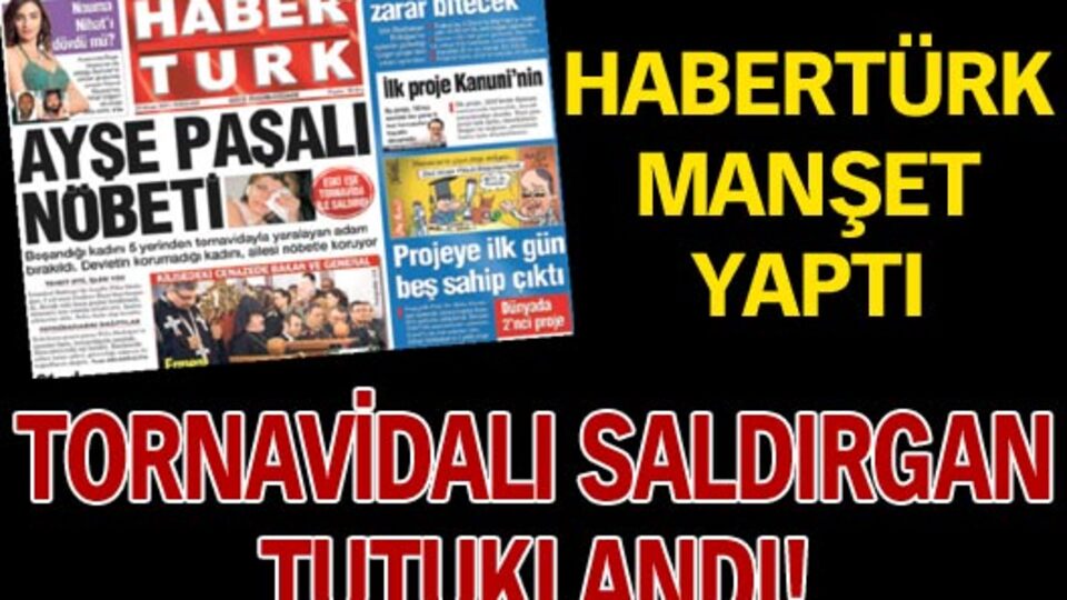 Tornavidalı saldırgan tutuklandı!