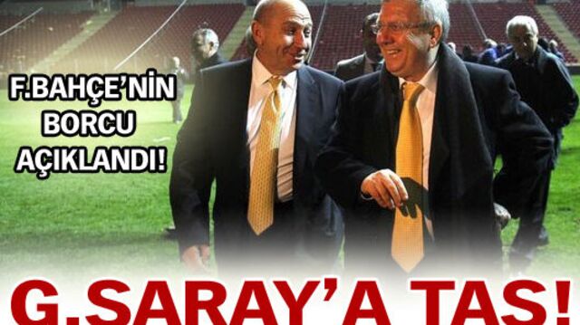 G.Saray'a taş!