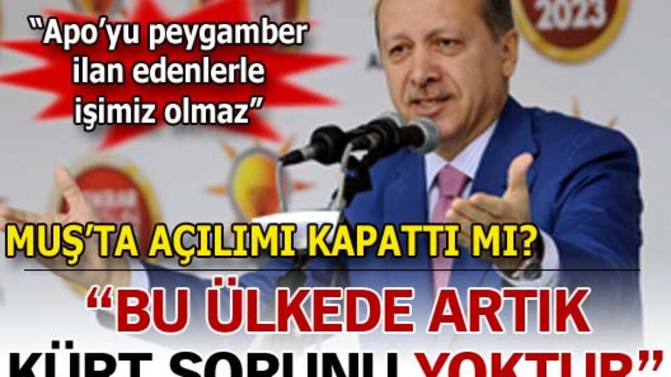 "Bu ülkede artık Kürt sorunu yoktur"