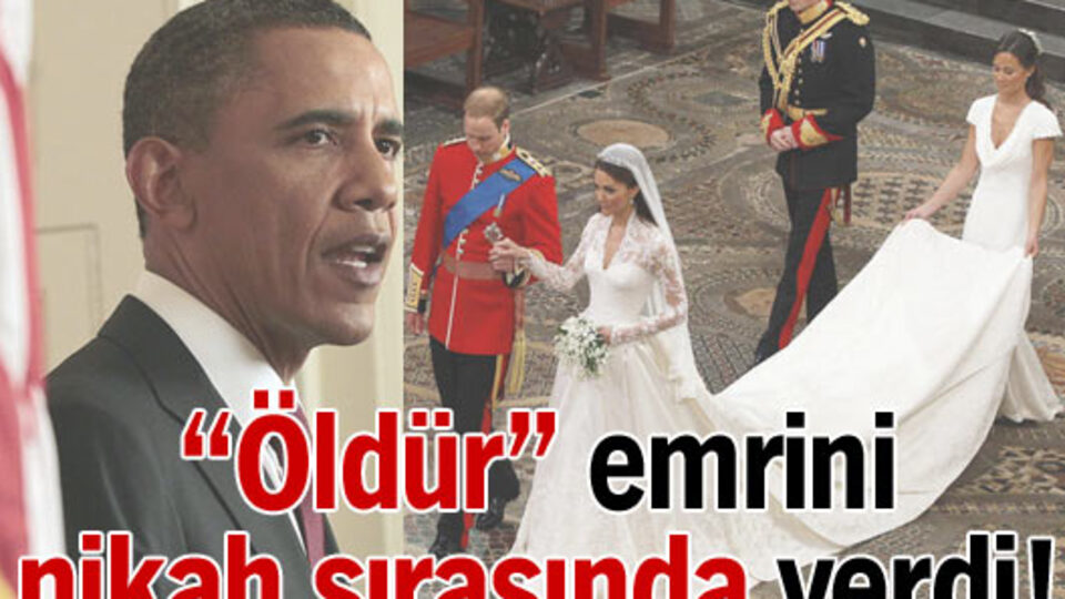 Düğmeye Kraliyet Düğünü'nde basıldı!