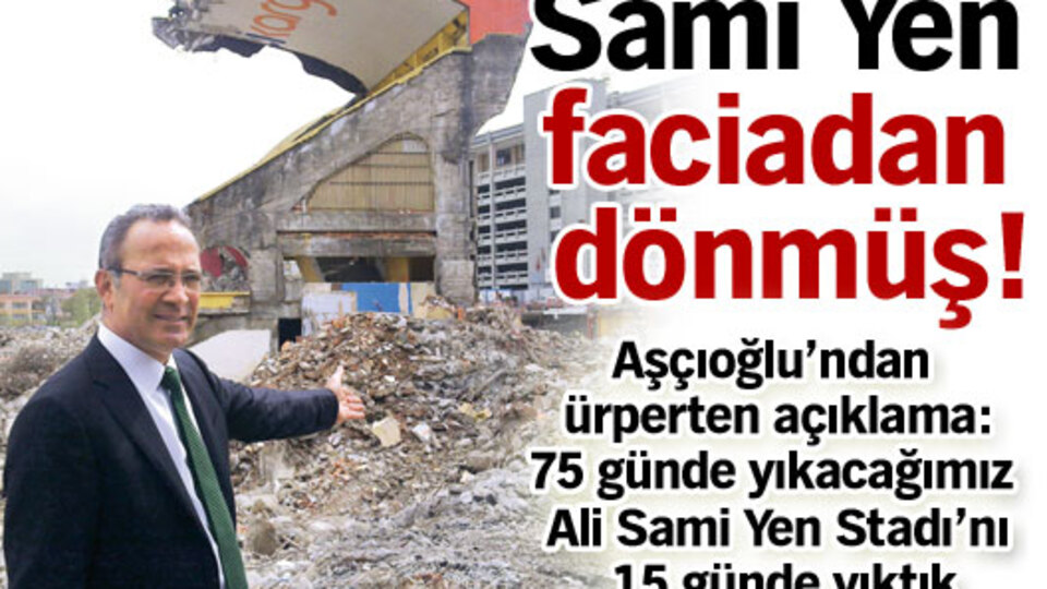Faciadan dönmüş!