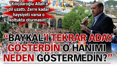 "Kılıçdaroğlu Allah'a dil uzattı!"