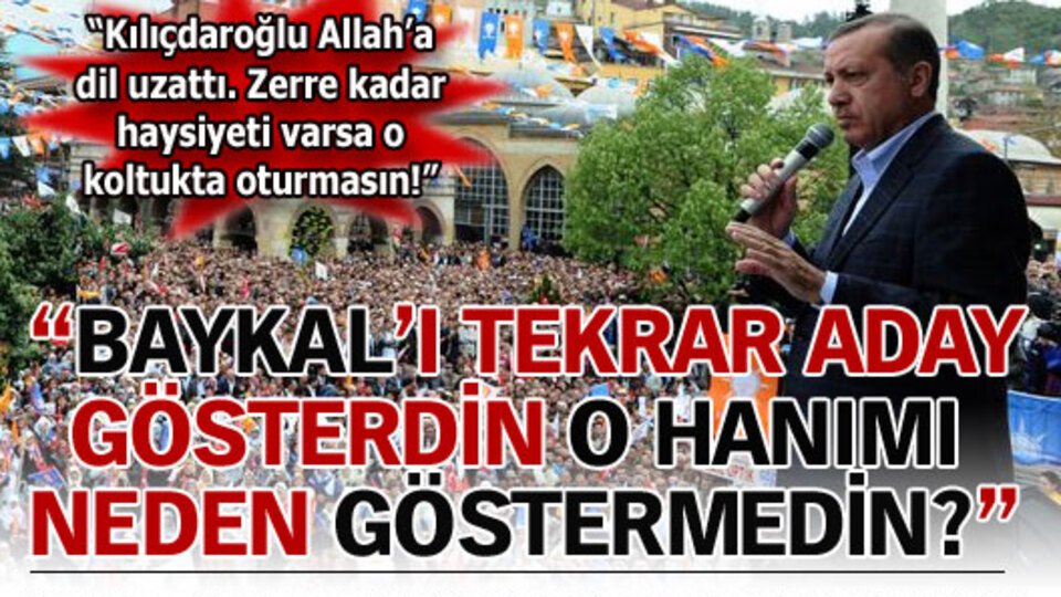 "Kılıçdaroğlu Allah'a dil uzattı!"