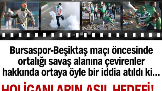 Asıl hedef takım otobüsüydü