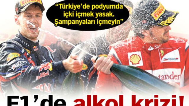 F1'de alkol krizi!