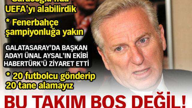 'Bu takım boş değil'