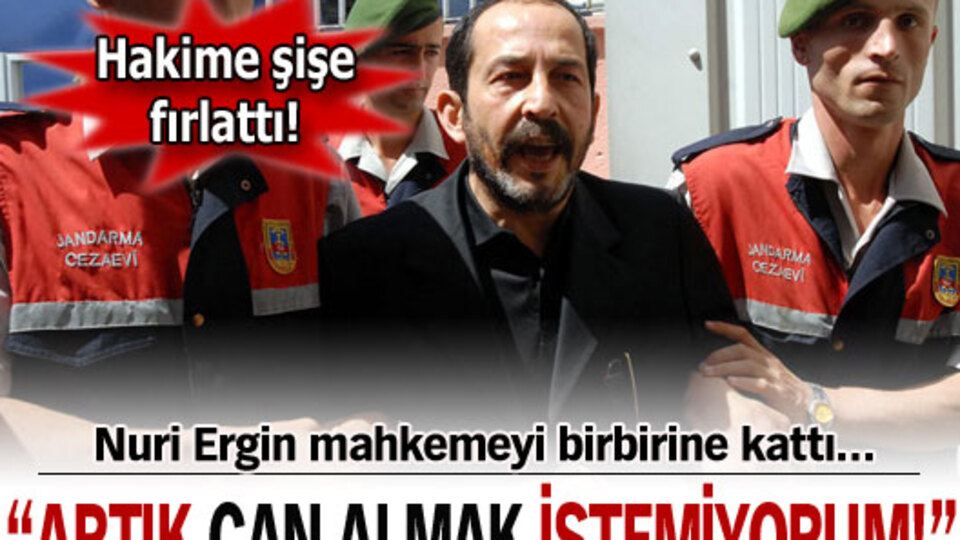 "Artık can almak istemiyorum!"