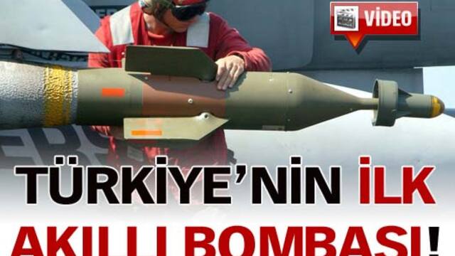 Türkiye'nin ilk akıllı bombası! VİDEO