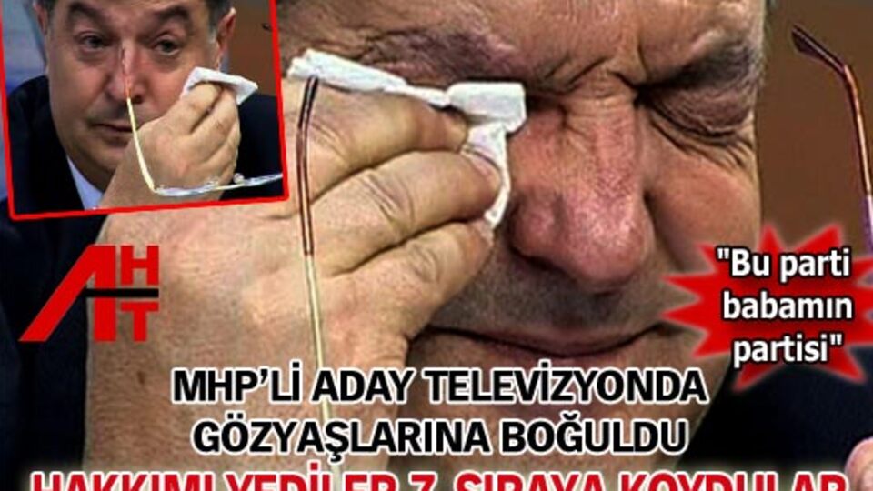 "Hakkımı yediler 7. sıraya koydular"