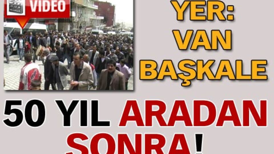 50 yıl aradan sonra!