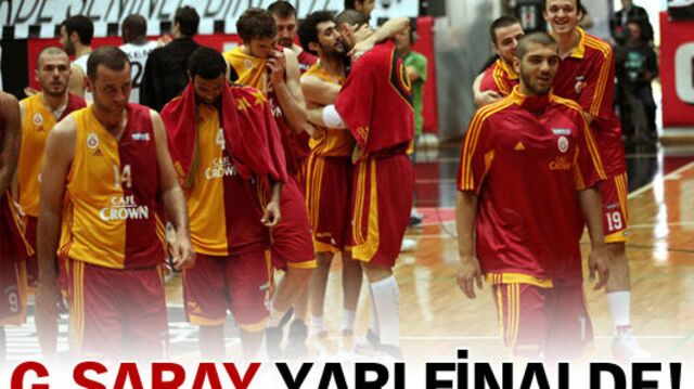 G.Saray yarı finalde!