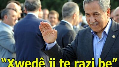 Arınç'tan Kürtçe mesaj