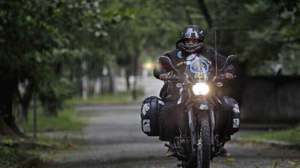 69'luk adam, motorla 55 bin kilometre yapacak
