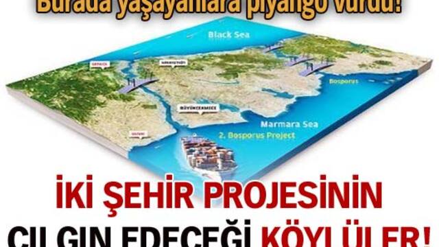 İki şehir projesinin çılgın edeceği köylüler!