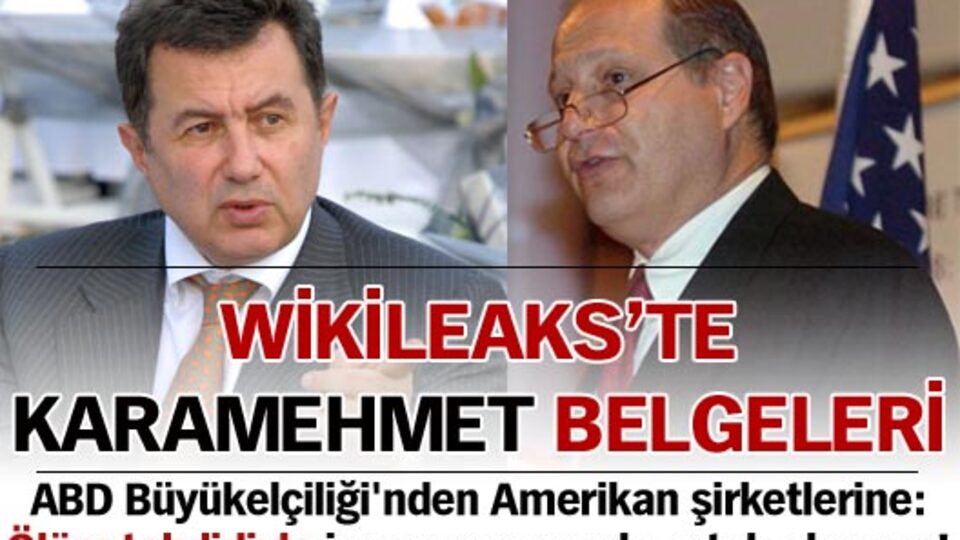 Wikileaks'te Karamehmet belgeleri!