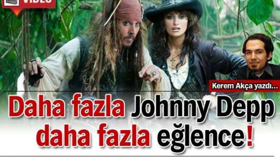 Daha fazla Johnny Depp daha fazla eğlence - VİDEO