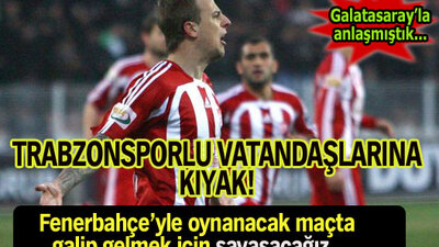 Trabzon için oynayacak!