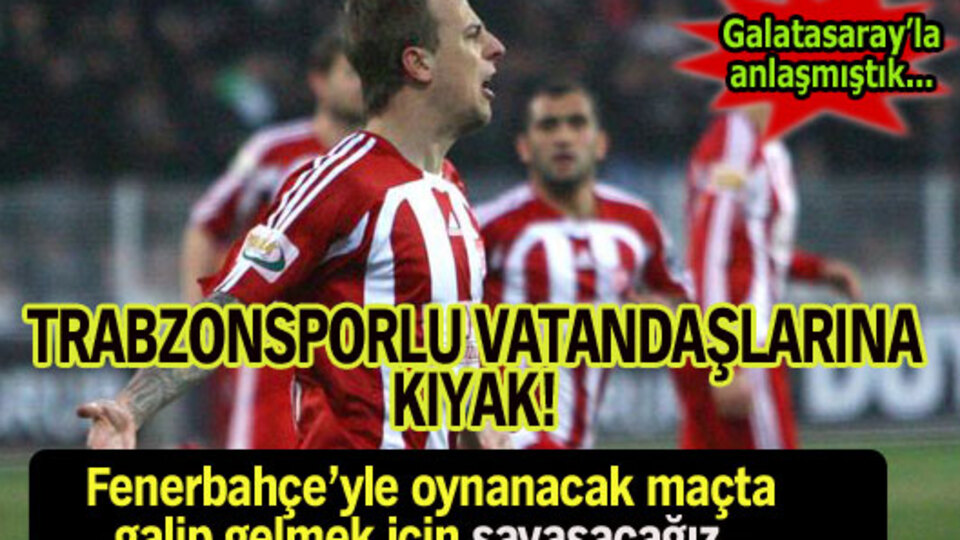 Trabzon için oynayacak!