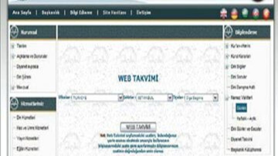 Diyanet sitesinde 'sehven eyalet' krizi!