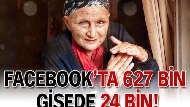Facebook'ta 627 bin gişede 24 bin!