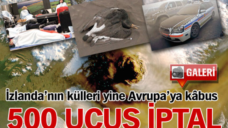 İzlanda'nın külleri yine Avrupa'ya kâbus