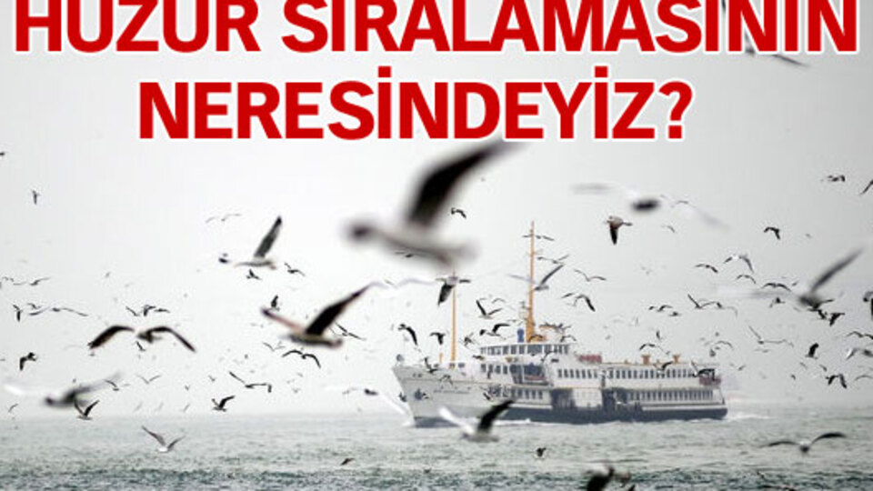 Huzur sıralamasının neresindeyiz?