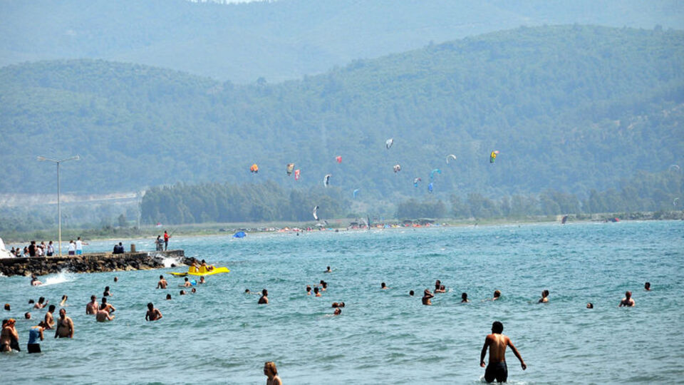 Turist alışverişe koştu!