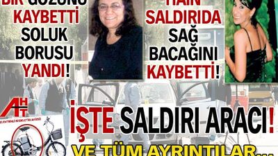 Bomba bisikletle geldi!