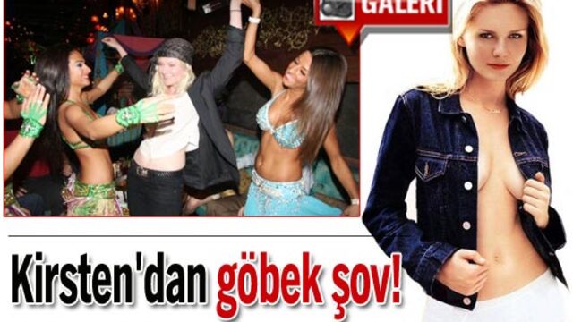 Kirsten'dan göbek şov! GALERİ