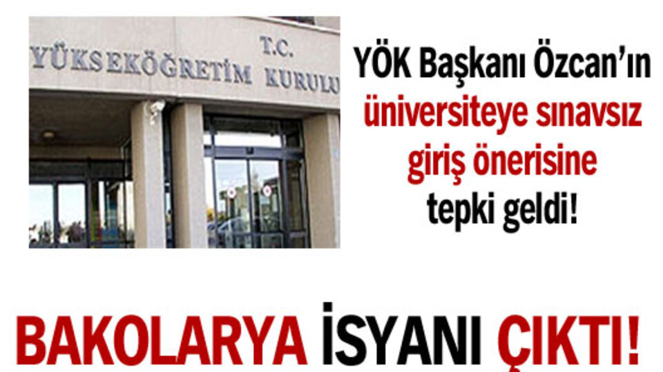 Bakolarya isyanı çıktı!