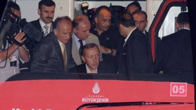 Erdoğan deneme sürüşünde