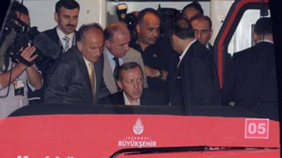 Erdoğan deneme sürüşünde