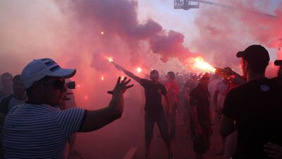 Komşuda holigan terörü!