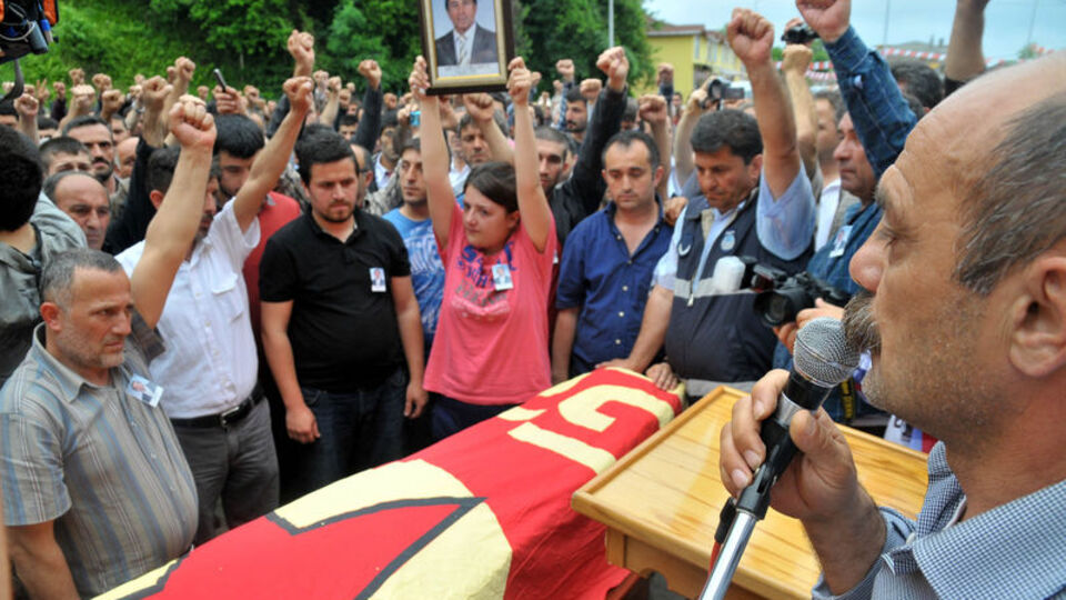 Hopa'daki olaylarda ölen Lokumcu toprağa verildi!