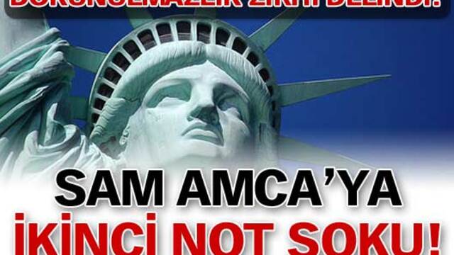 ABD'ye ikinci 'not' şoku!