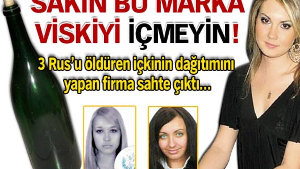 Sakın bu marka viskiyi içmeyin!