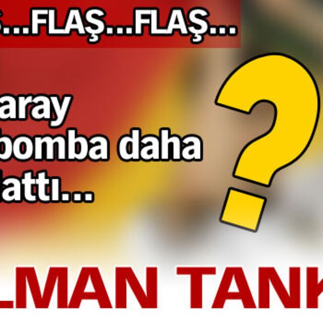 Saray'a Alman tankı!
