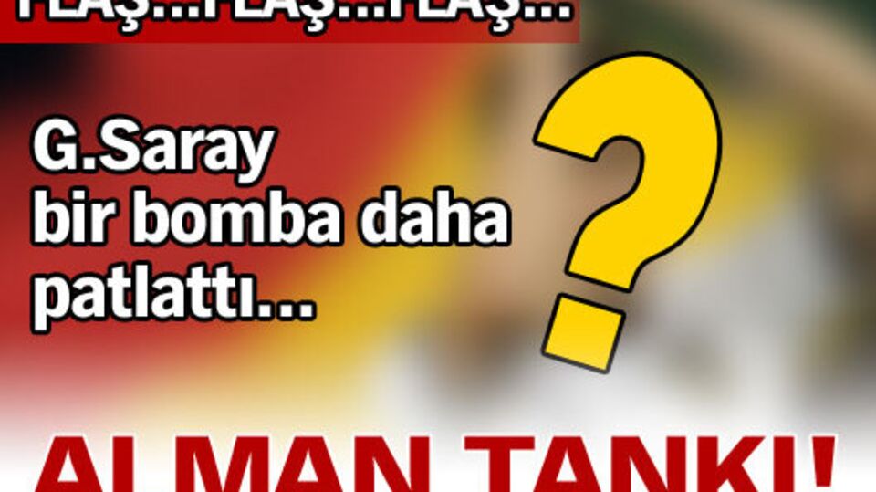Saray'a Alman tankı!