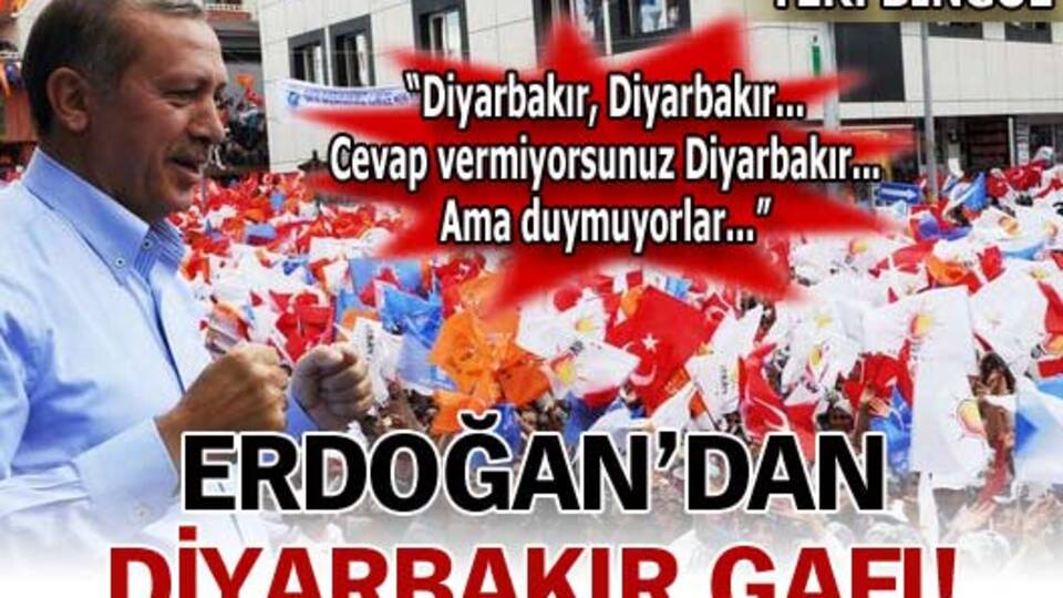 Erdoğan'dan Bingöl'de Diyarbakır gafı!