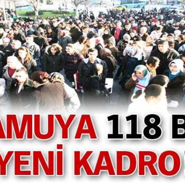 9 yeni bakanlık 118 bin yeni kadro!