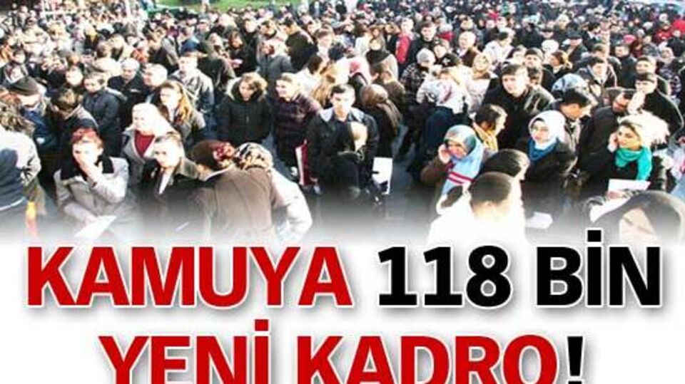 9 yeni bakanlık 118 bin yeni kadro!