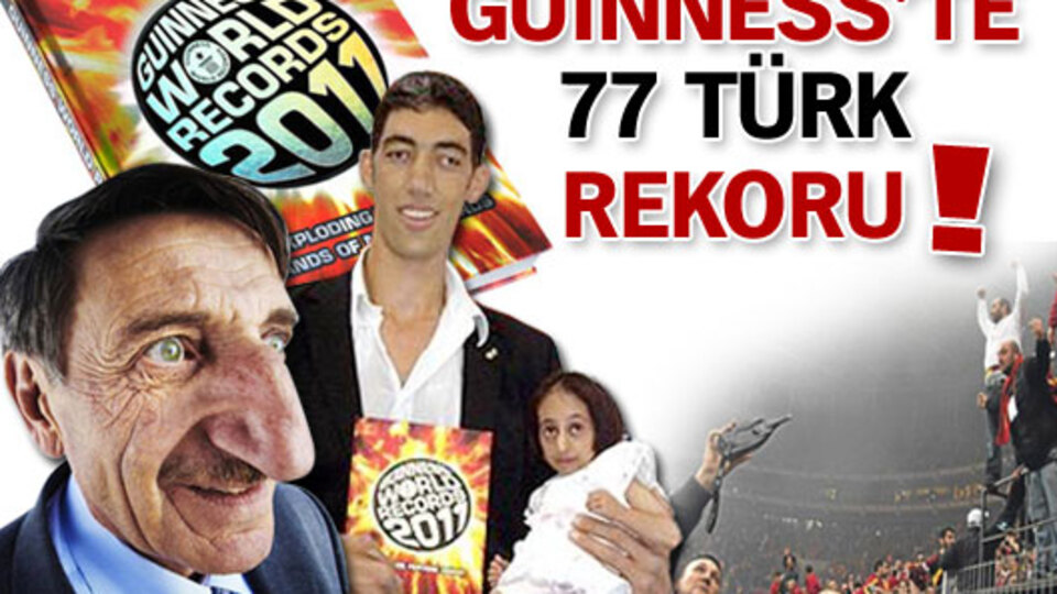 Guinness'te 77 Türk rekoru!