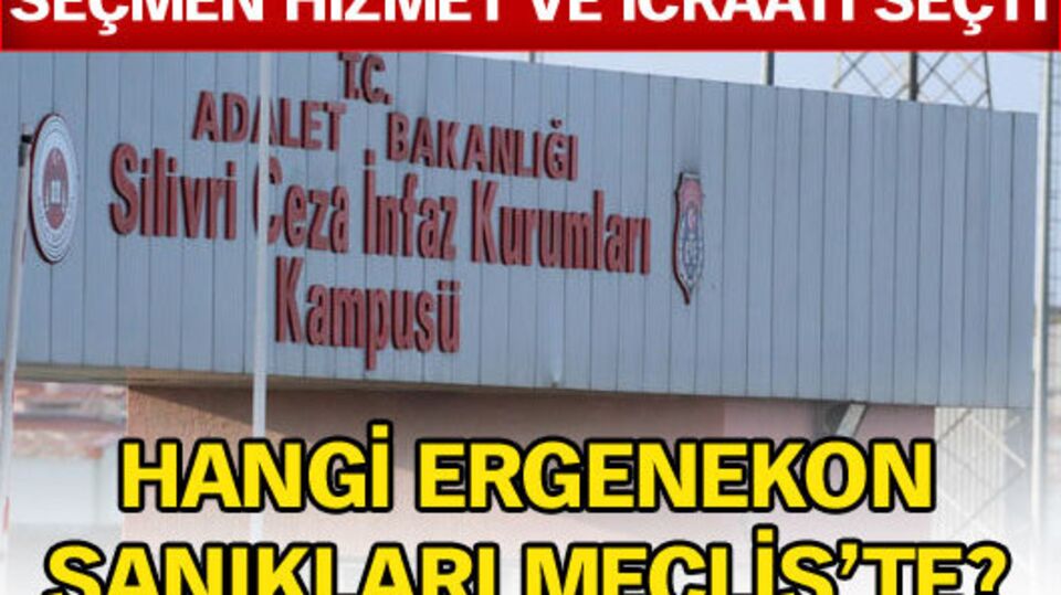 Hangi Ergenekon sanıkları Meclis'te?