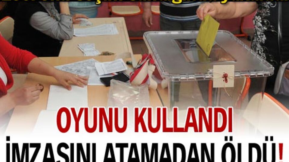 Sandık başında yaşamını yitirdi!