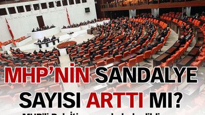 "Sandalye sayımız arttı"
