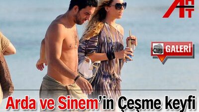 Arda'yla Sinem'in Çeşme keyfi